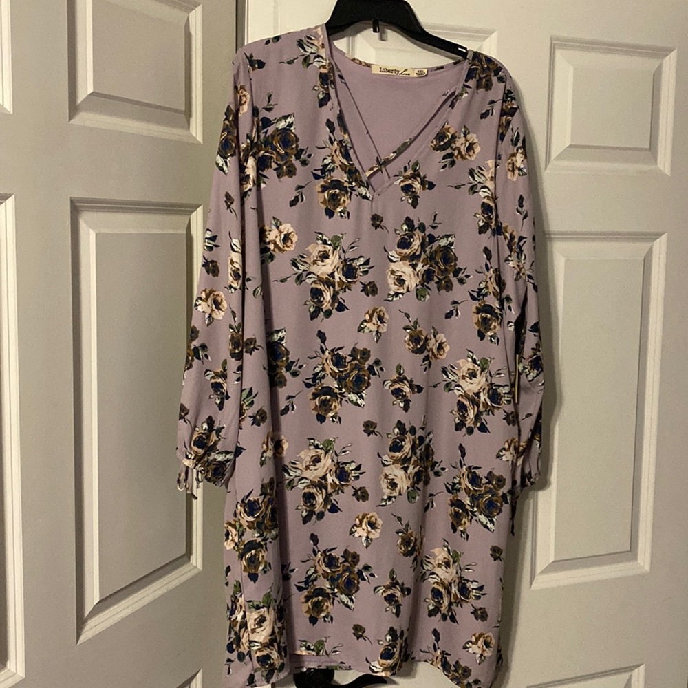 NWT 2XL long sleeve Liberty Love dress